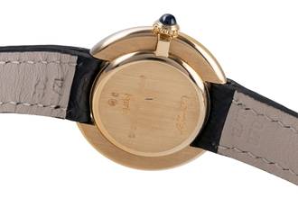 Thumbnail von Cartier Vendome 18k (0,750) Gold Handaufzug Damenuhr Ref. 6708 Vintage