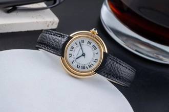 Thumbnail von Cartier Vendome 18k (0,750) Gold Handaufzug Damenuhr Ref. 6708 Vintage