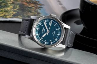 Thumbnail von Fortis F-39 Flieger F-39 Petrol Edelstahl Automatik Herrenuhr Ref. F422.0029 Box