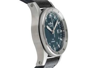 Thumbnail von Fortis F-39 Flieger F-39 Petrol Edelstahl Automatik Herrenuhr Ref. F422.0029 Box