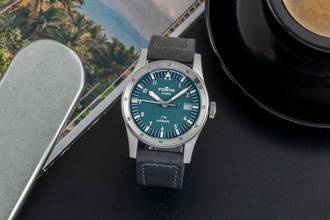 Thumbnail von Fortis F-39 Flieger F-39 Petrol Edelstahl Automatik Herrenuhr Ref. F422.0029 Box