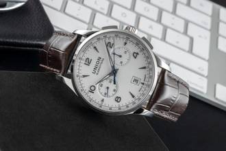 Thumbnail von Union Glashütte Noramis Chronograph Stahl Automatik Ref. D008.427.16.017.00 B&P