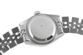 Thumbnail von Rolex Oyster Perpetual Lady Date 26 Gold Dial Oyster Edelstahl Automatik Damenuhr Ref. 69160