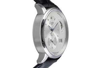 Thumbnail von Glashütte Original PanoMaticLunar Stahl Automatik Herrenuhr Ref 1-90-02-42-32-01 B&P 2025