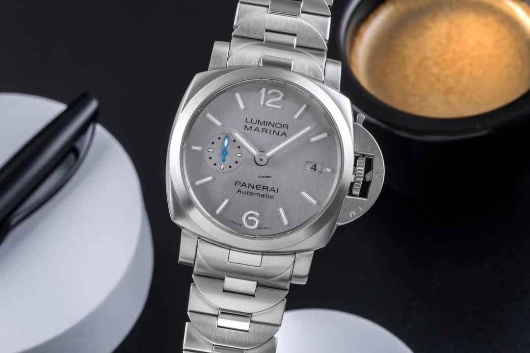  Panerai Luminor Marina Automatic Stahl Automatik Herrenuhr Ref PAM00977 Box & Papiere 2019 