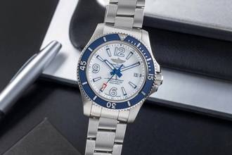 Thumbnail von Breitling Superocean Stahl Automatik Herrenuhr Ref. A17366D81A1A1 B&P 2019