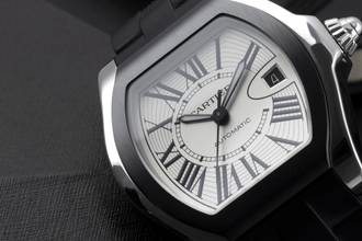 Thumbnail von Cartier Roadster Stahl Automatik Herrenuhr Ref. W6206018