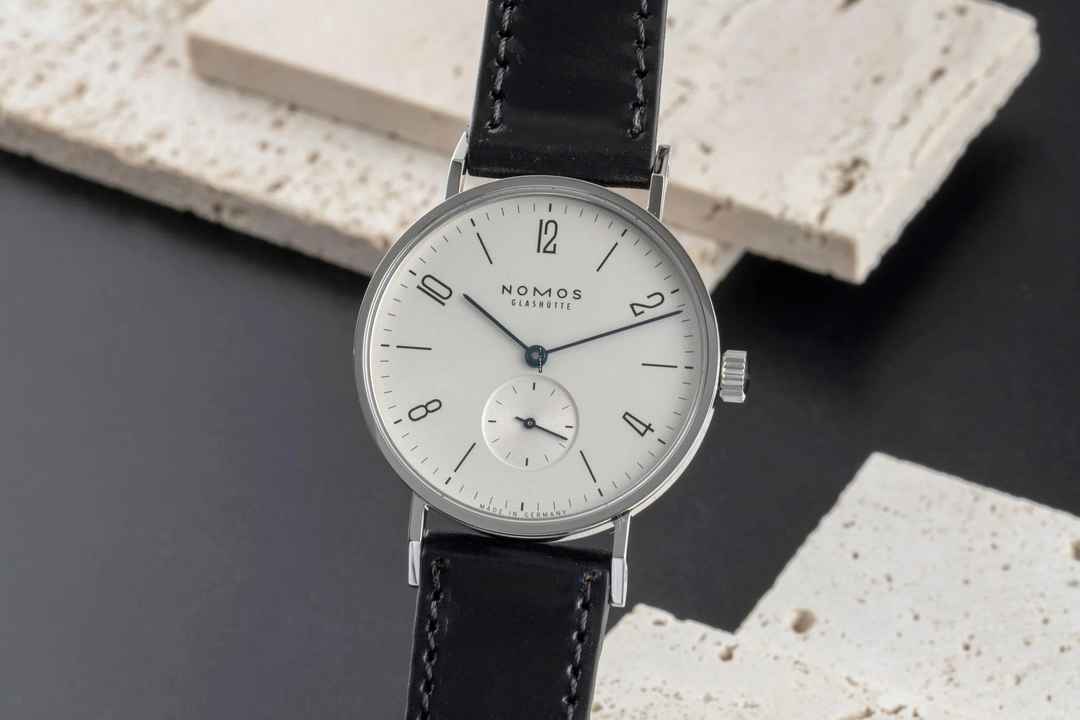  NOMOS Tangente Glashütte Tangente Stahl Handaufzug Herrenuhr Ref. 139 B&P 2019 