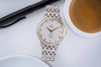 Thumbnail von Omega De Ville Stahl / Gold Automatik Herrenuhr Ref. 4374.31.00 Papiere 2014