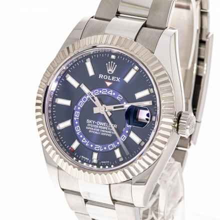  Rolex Sky-Dweller Blue 42 – 326934 – like NEW – 2021 Full Set 