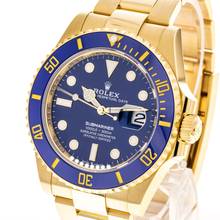 Thumbnail von Rolex Submariner Date 41 Yellow Gold Blue – 126618LB – как НОВЫЙ – 2022 Полный комплект Lc100