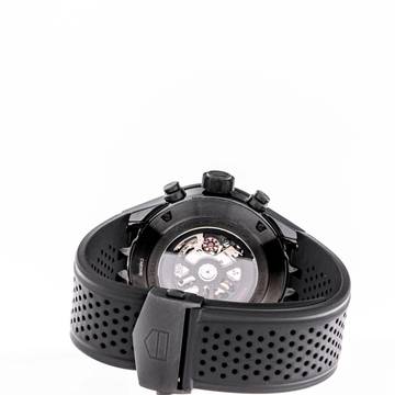  TAG Heuer Carrera Calibre HEUER 01 Black Skeleton – CAR2A90.FT6071 – like New – 2019 Full Set 