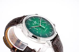 Thumbnail von Glashütte Original Sixties Chrono Green Annual Edition – 1-39-34-05-22-04 – like NEW – 07/2021 Full Set