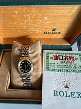 Thumbnail von Rolex Lady-Datejust Diamond schwarz Ref.69173 original Garantiebeleg und Betriebsanleitung siehe Fotos