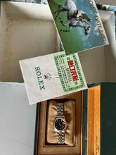 Thumbnail von Rolex Lady-Datejust Diamond schwarz Ref.69173 original Garantiebeleg und Betriebsanleitung siehe Fotos