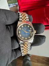 Thumbnail von Rolex Datejust 36 Blue Diamond Bi-Color Garantiebeleg und Betriebsanleitung