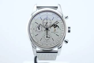 Thumbnail von Breitling Transocean Chronograph 1461 43mm - Perpetual Calendar Like New - With Papers - 24 Months Warranty A19310 2018