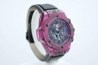 Thumbnail von Hublot Big Bang Unico 45mm Red Sapphire - With Box And Papers - With Additional Hublot Velcro Strap - 24 Months Warranty 411.JR.4901.RT