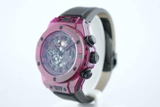 Thumbnail von Hublot Big Bang Unico 45mm Red Sapphire - With Box And Papers - With Additional Hublot Velcro Strap - 24 Months Warranty 411.JR.4901.RT