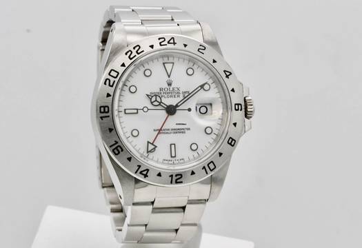  Rolex Explorer II Withe Dial Polar A Serial Like New 16570 1999 
