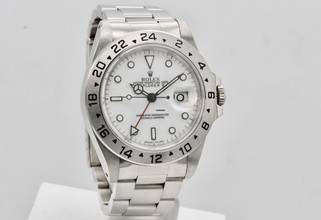 Thumbnail von Rolex Explorer II Withe Dial Polar A Serial Like New 16570 1999