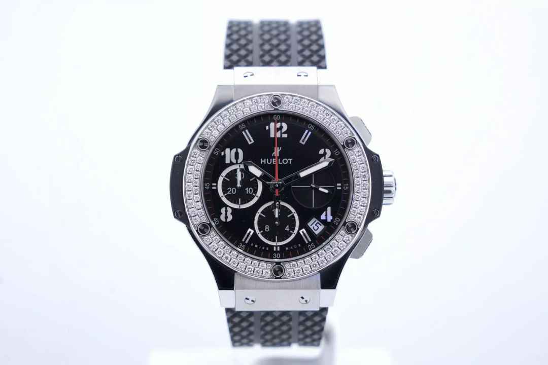  Hublot Big Bang 41 mm Stainless Steel - Factory Diamond Bezel - 24 Months Warranty - 341.SX.130.RX.114 