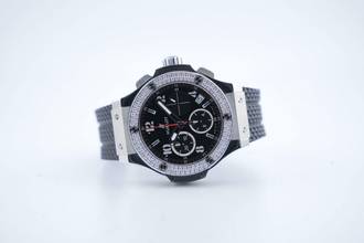 Thumbnail von Hublot Big Bang 41 mm Stainless Steel - Factory Diamond Bezel - 24 Months Warranty - 341.SX.130.RX.114