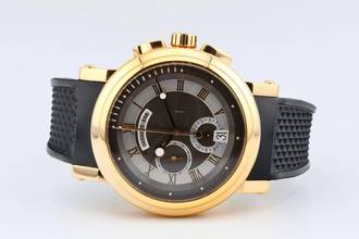 Thumbnail von Breguet Marine II Chronograph In 18k Rose Gold - With Box And Papers - 5827BR/Z2/5ZU 2010