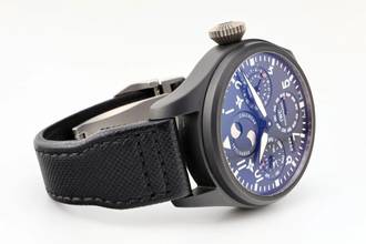 Thumbnail von IWC Große Fliegeruhr Top Gun Big Pilot Top Gun - Perpetual Calendar In Ceramic - With Box And Papers - IW502902