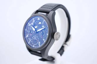 Thumbnail von IWC Große Fliegeruhr Top Gun Big Pilot Top Gun - Perpetual Calendar In Ceramic - With Box And Papers - IW502902