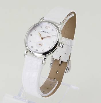  Montblanc Star Classique Damen Uhr Automatik Star Steel Diamanten MB110304 / 7286 