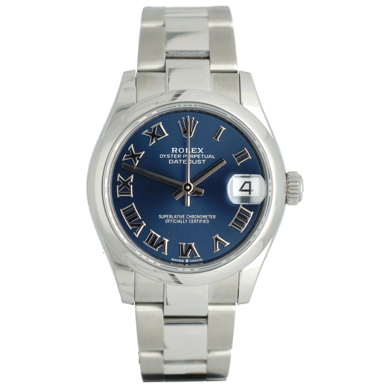  Rolex Datejust 31 Blue Roman index 2022 Ref. 278240 