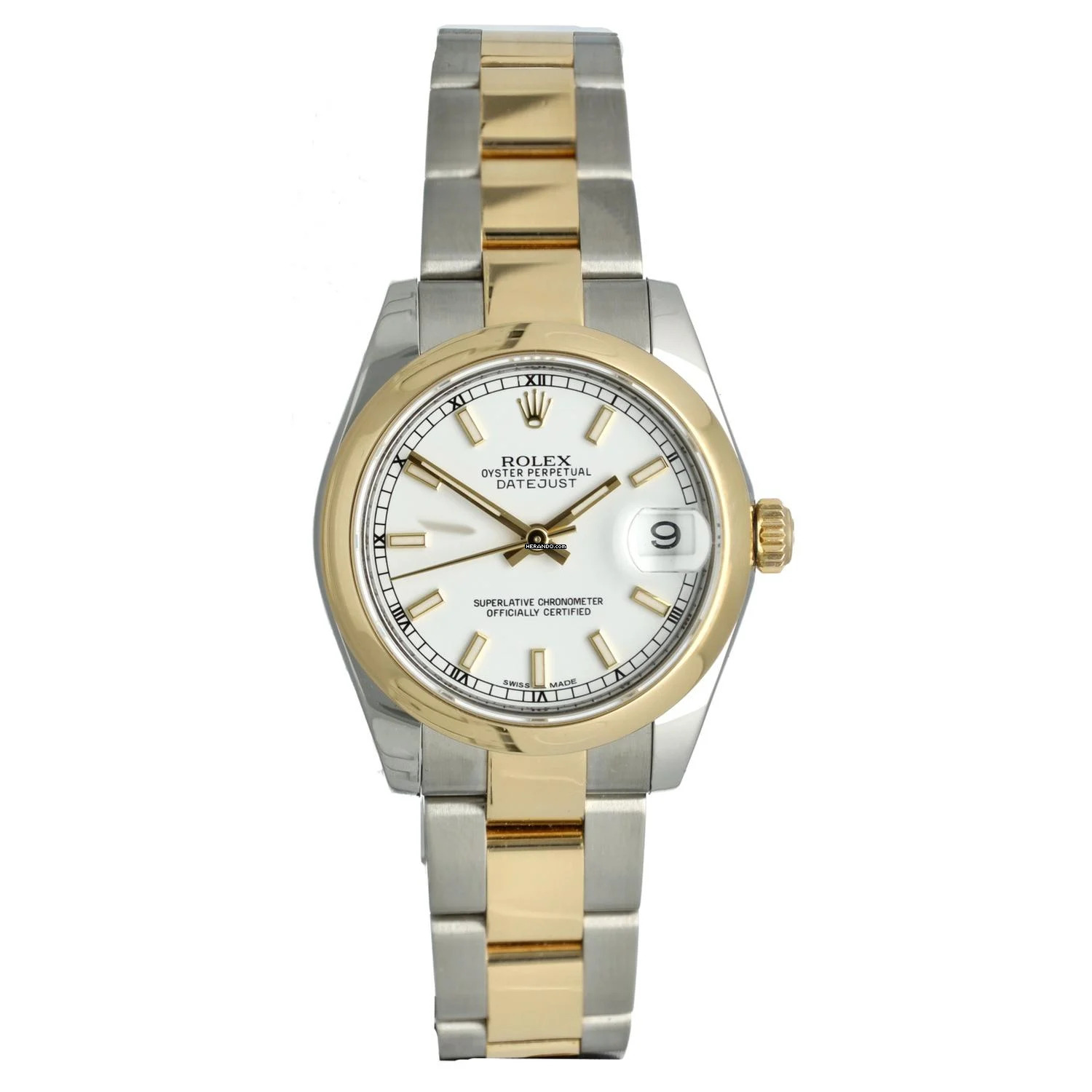  Rolex Datejust 31 White index Ref. 178243 Full set 2012 