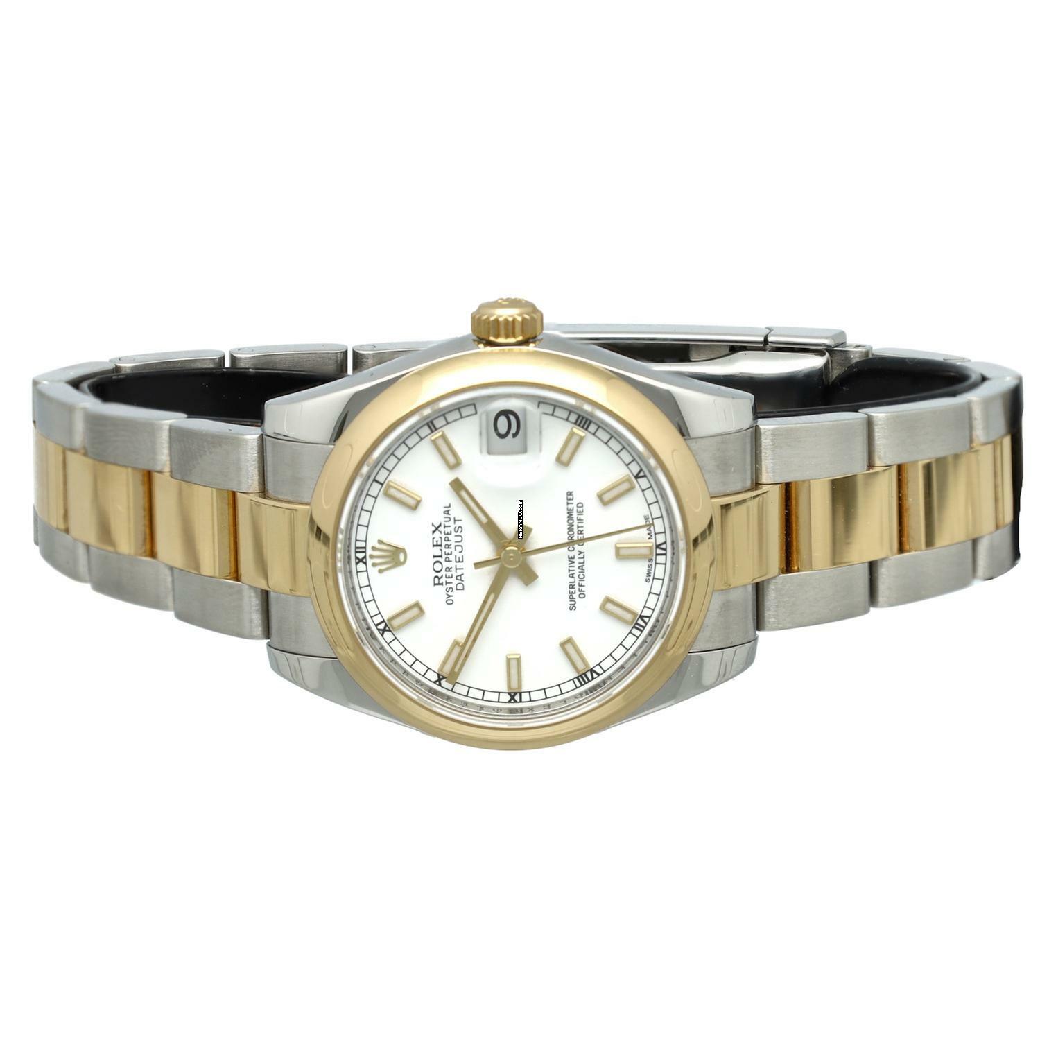 Thumbnail von Rolex Datejust 31 White index Ref. 178243 Full set 2012