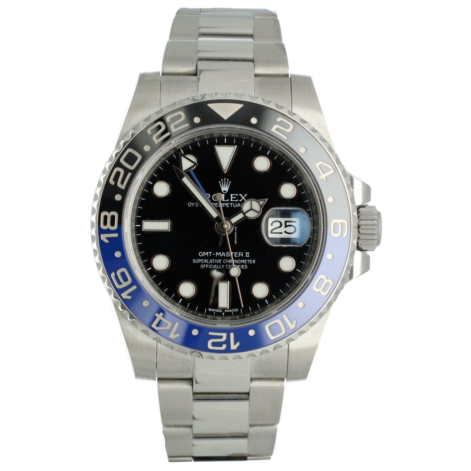  Rolex GMT-Master II Batman Ref. 116710BLNR Full set 2010-2020 