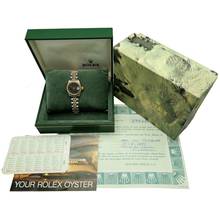 Thumbnail von Rolex Lady-Datejust 26 Ref.69173 Full Set Black Roman Dial