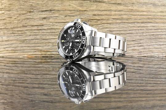  TAG Heuer Aquaracer 300M Calibre 16 43MM Chronograph Ceramic / Black Dial B&P 2017 