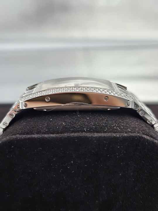  Cartier Tank Américaine 18k Weißgold - factory diamond setting 18k Weißgold - factory diamond setting 