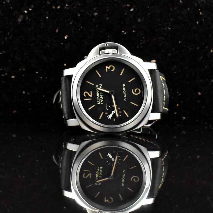  Panerai Luminor 8 Giorni / 8 Days PAM00915 Black Dial unpoliert 