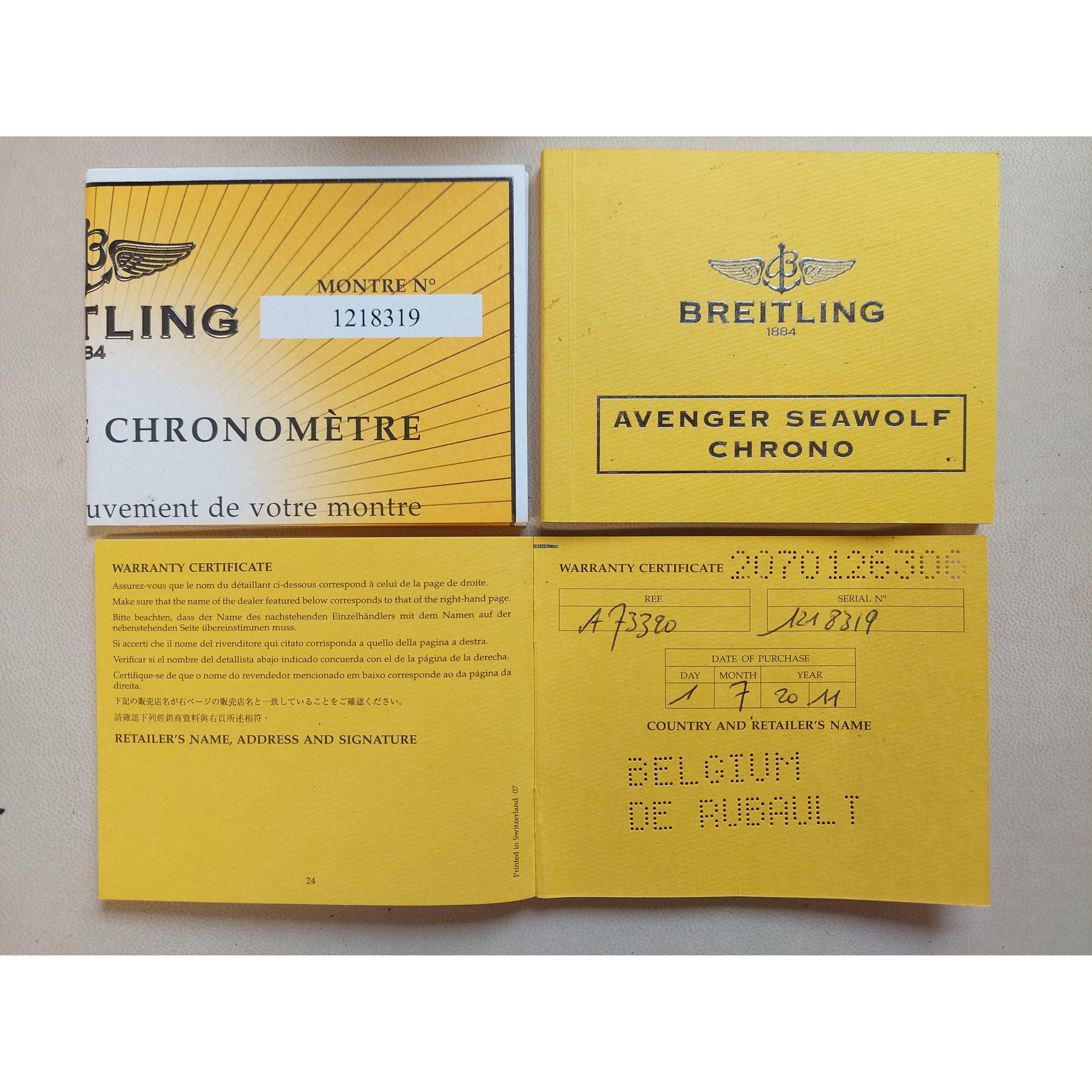 Thumbnail von Breitling Avenger Seawolf Full set