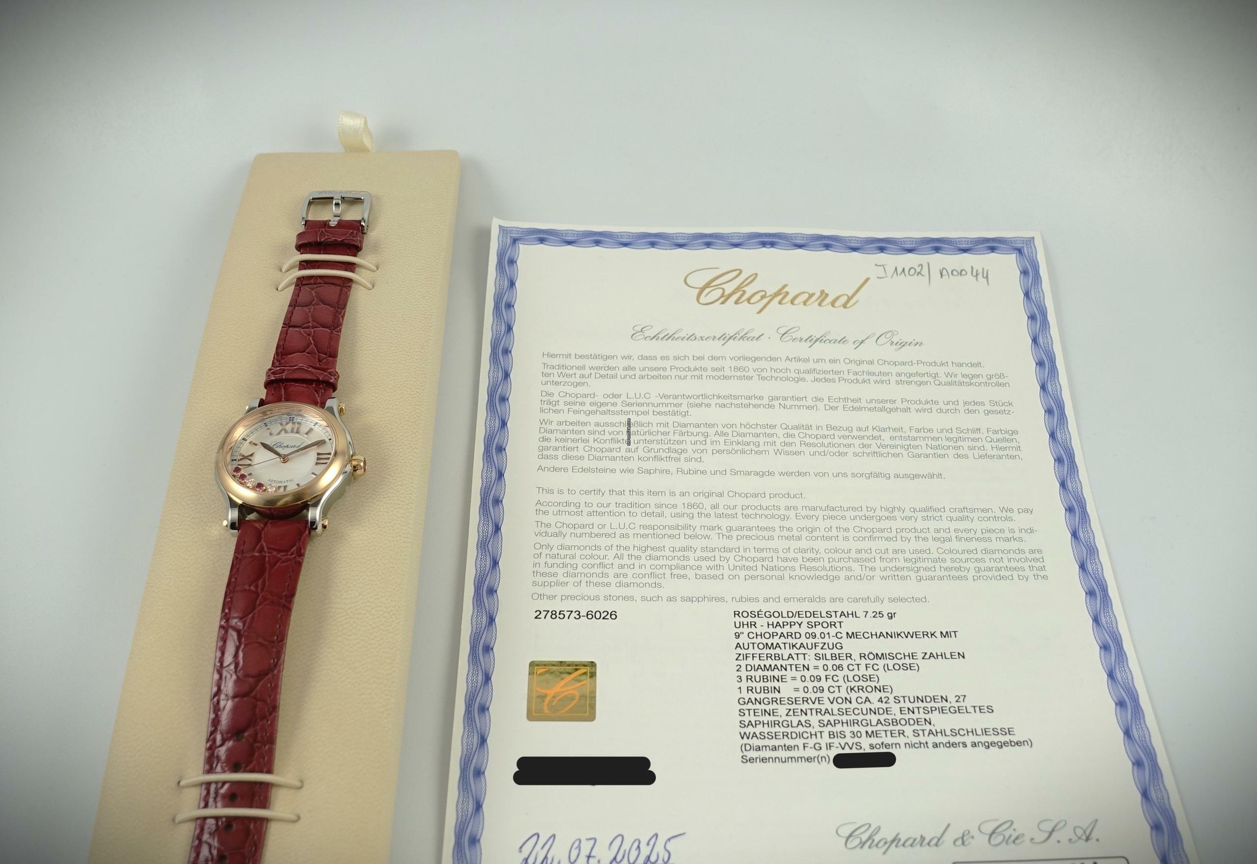 Thumbnail von Chopard Happy Sport Automatic 30mm Full Set