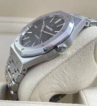 Thumbnail von Audemars Piguet Royal Oak Selfwinding Steel 41mm Black Dial Top Condition SERVICED-2025 with certificate of origin from AP Service Center Vienna