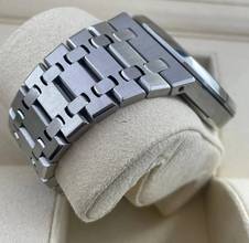 Thumbnail von Audemars Piguet Royal Oak Selfwinding Steel 41mm Black Dial Top Condition SERVICED-2025 with certificate of origin from AP Service Center Vienna
