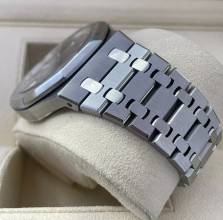 Thumbnail von Audemars Piguet Royal Oak Selfwinding Steel 41mm Black Dial Top Condition SERVICED-2025 with certificate of origin from AP Service Center Vienna