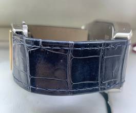 Thumbnail von Cartier Santos 100 XL Steel/Gold Top Condition with Box Serviced 2025 + NEW BLUE CROCO STRAP