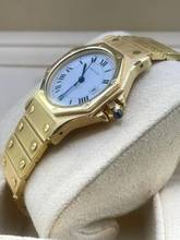 Thumbnail von Cartier Santos Octagon Vintage Top Condition in 18Kt. Yellowold