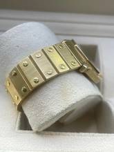 Thumbnail von Cartier Santos Octagon Vintage Top Condition in 18Kt. Yellowold