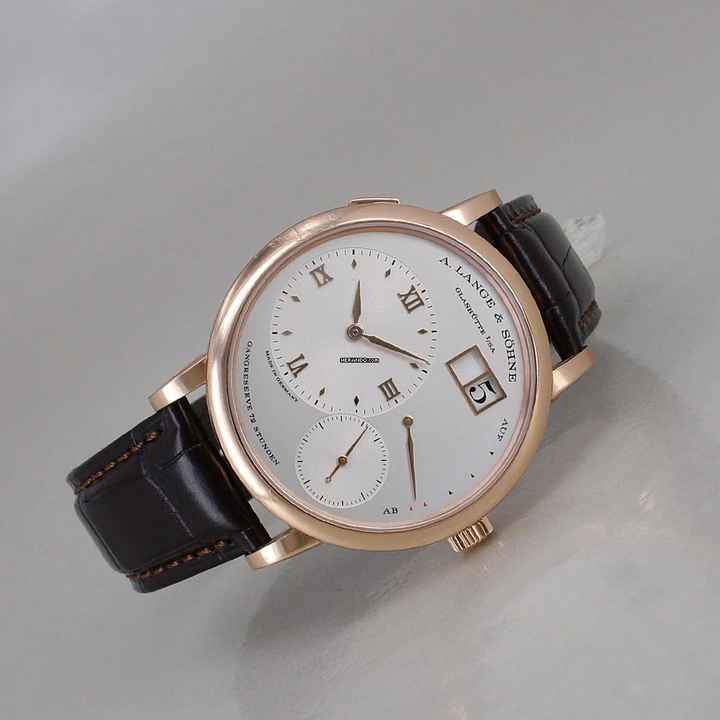  A. Lange & Söhne Grosse Lange 1 Grand Lange 1 Grosse Lange 18k Rotgold ungetragen teilverklebt Full Set 