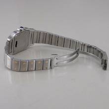 Thumbnail von Cartier Santos Galbée Mondphase Stahl/Gold Brillantlünette ca. 24 x 35 mm