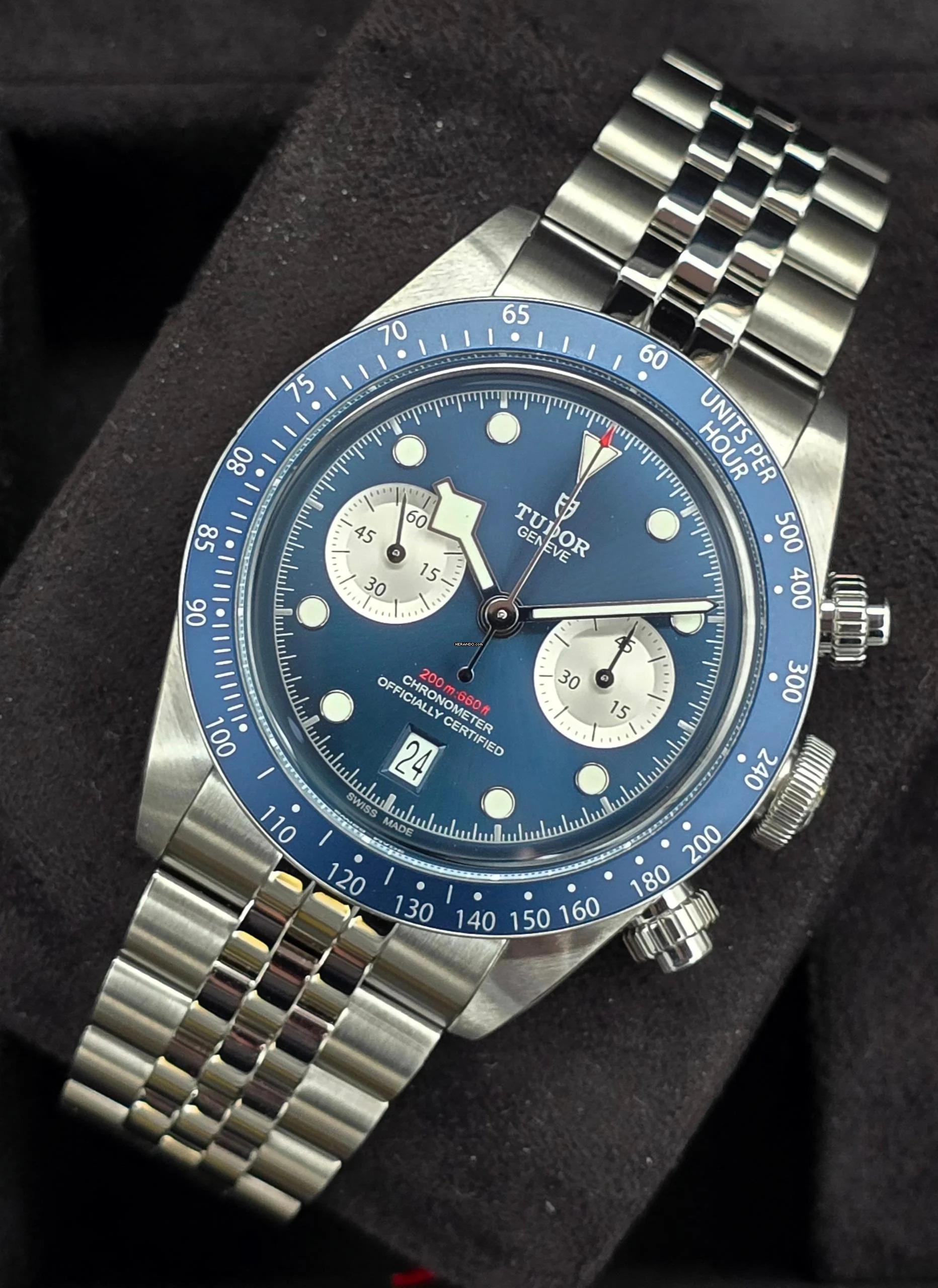Tudor Black Bay Chrono M79360B-0002 Blue Dial - Boutique Edition Unworn/New Condition Full Set 8-2025